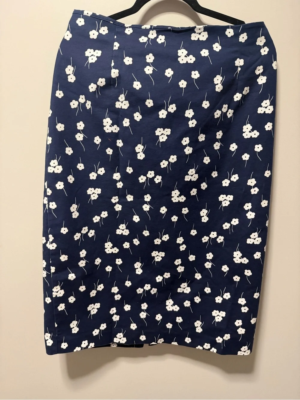 Boden Navy Field Flowers Print Pencil Skirt Size 16